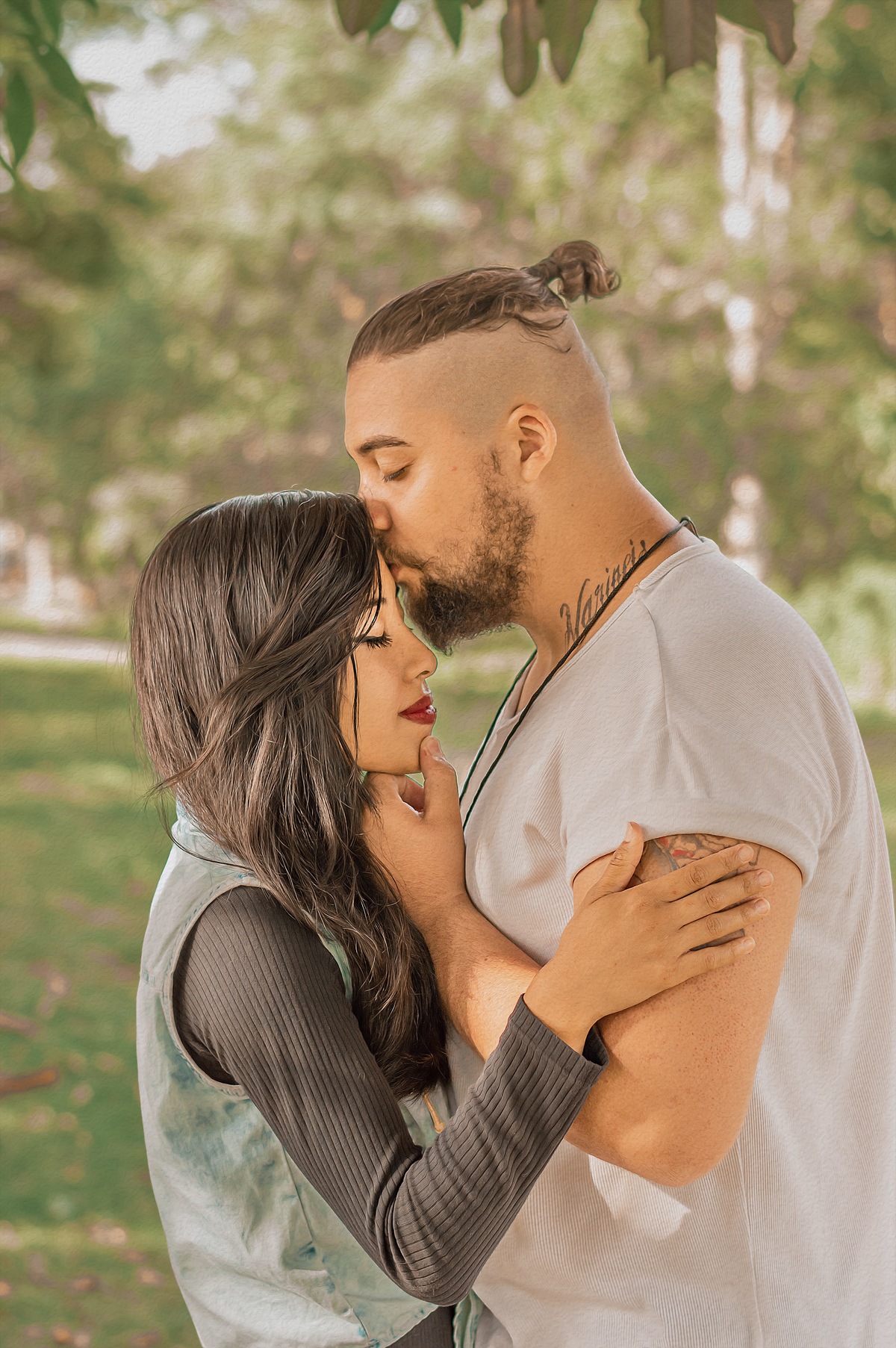 fotografia-casal-beijo-na-testa