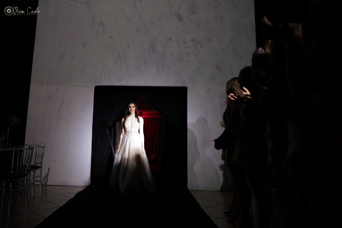 a chegada da debutante