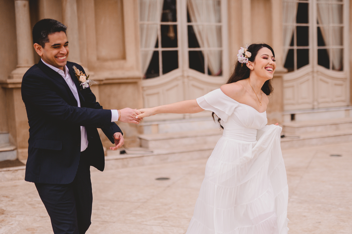 ensaio fotografico de casal no castelo do batel