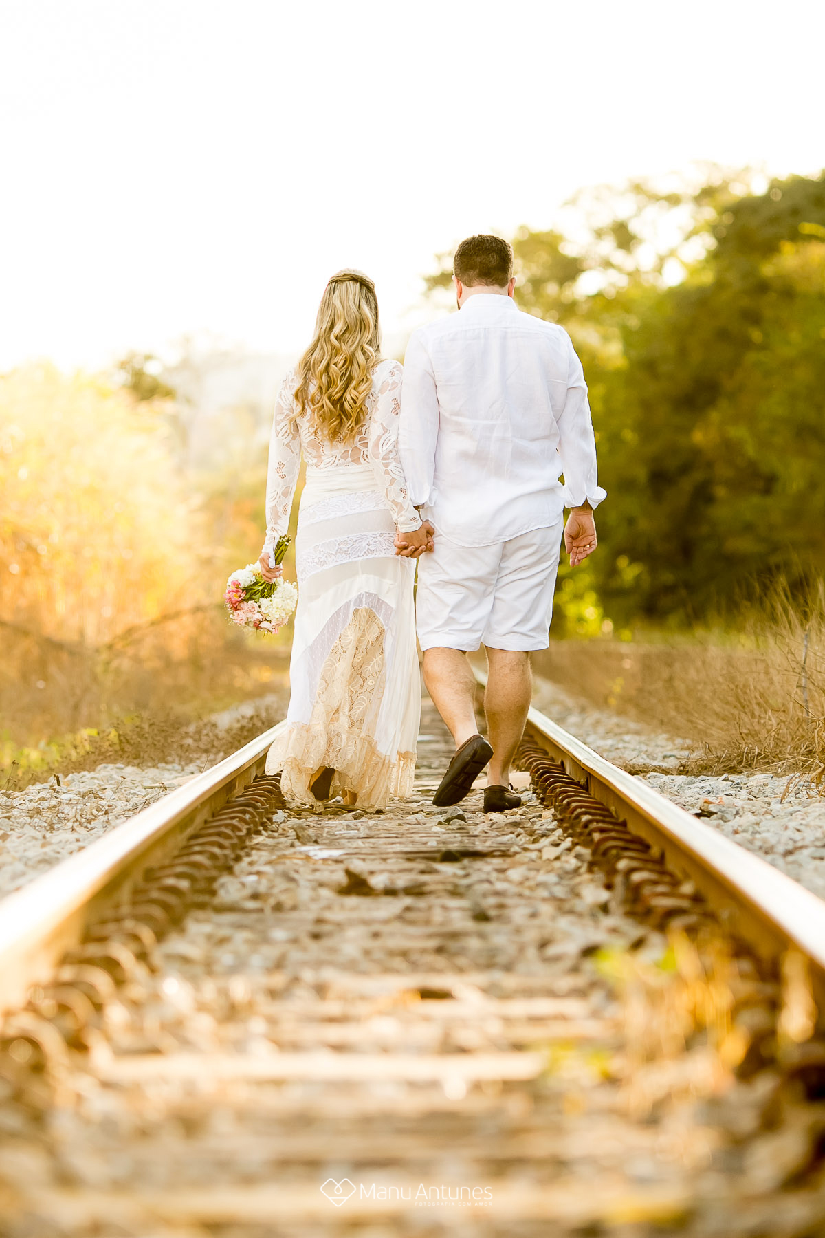 caminhando no trilho