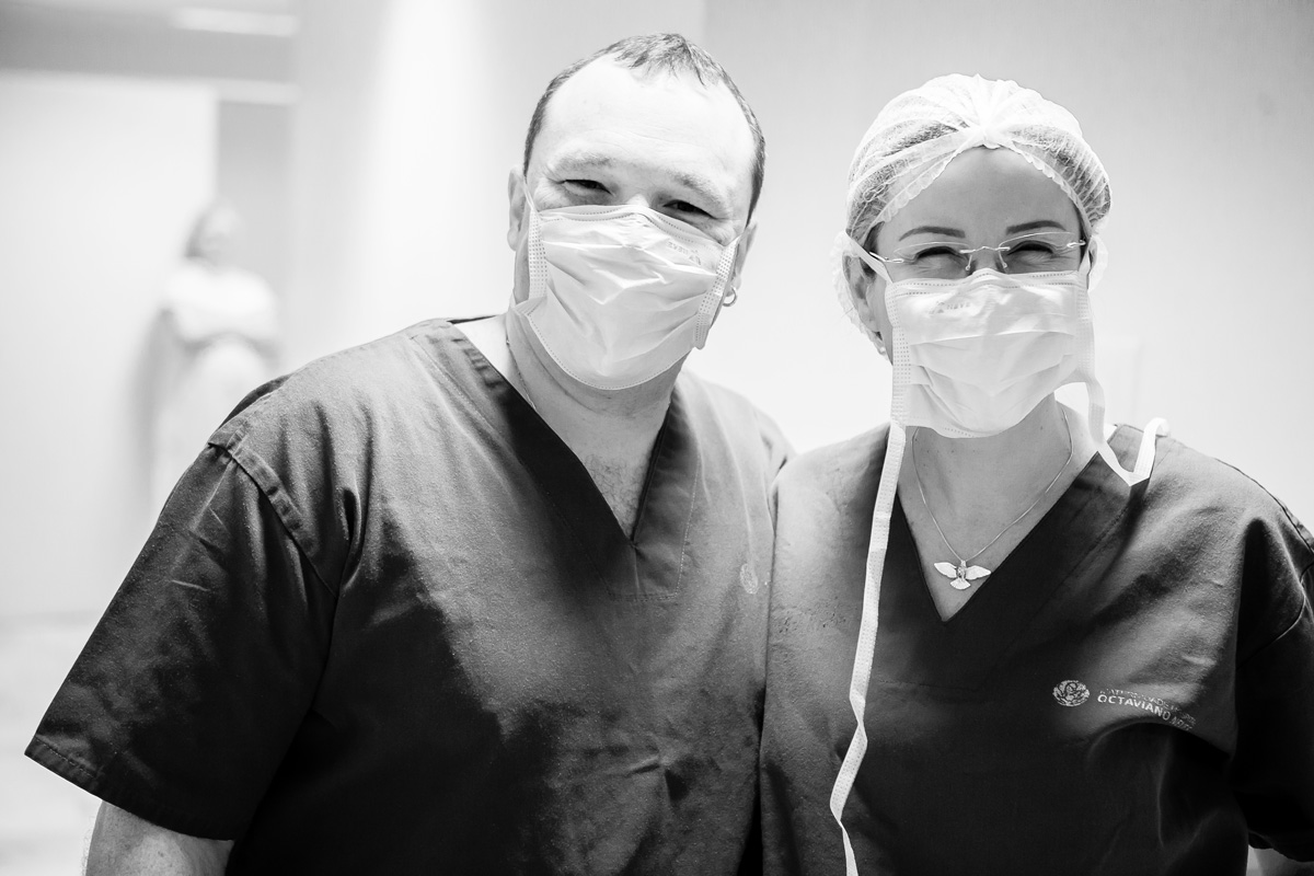pai com a médica