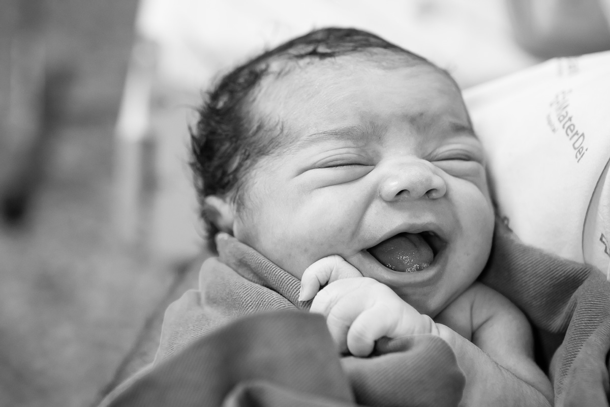 bebê sorrindo