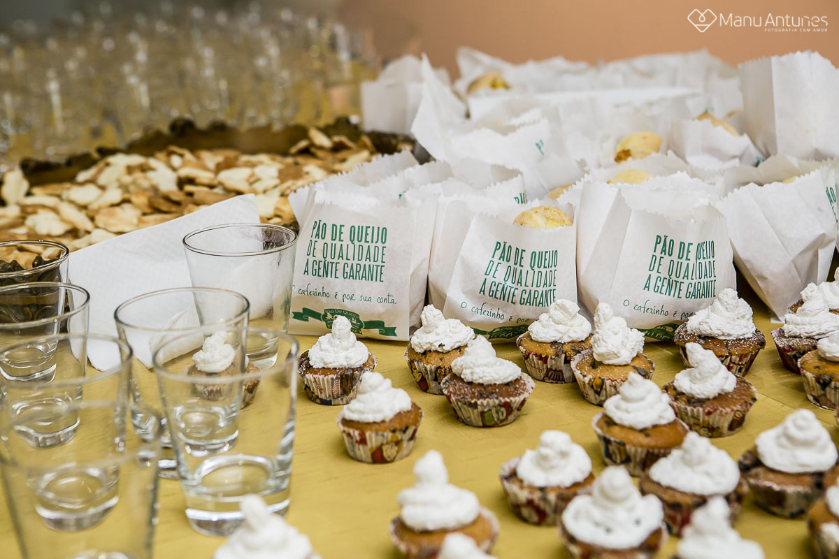 café recepção coffe pão de queijo