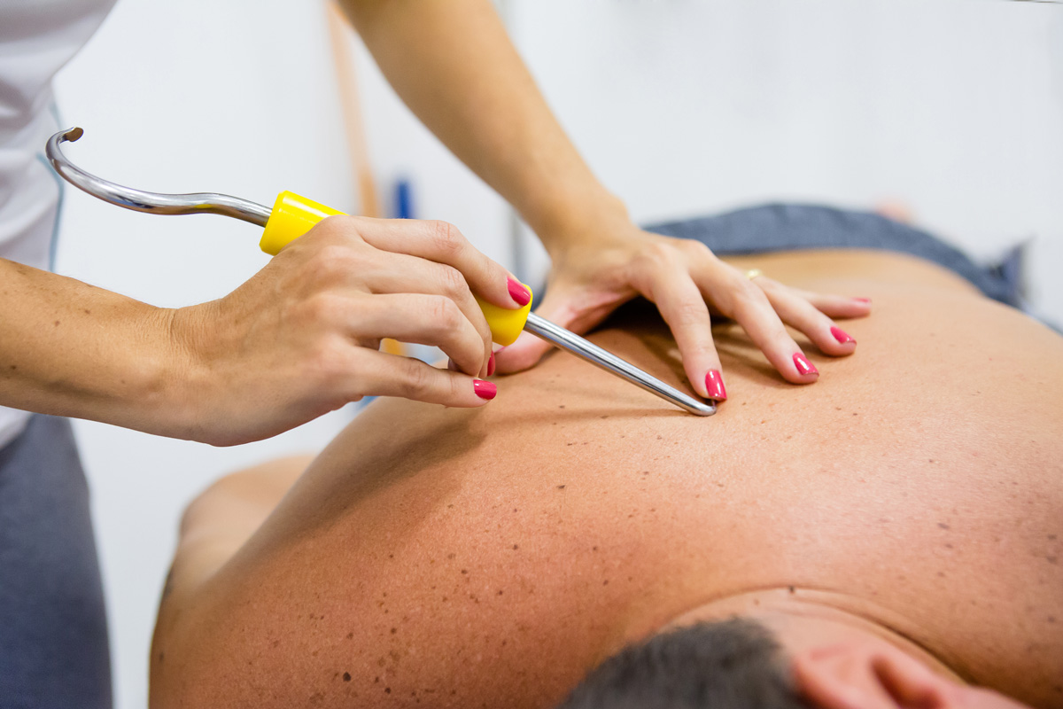 procedimento de fisioterapia