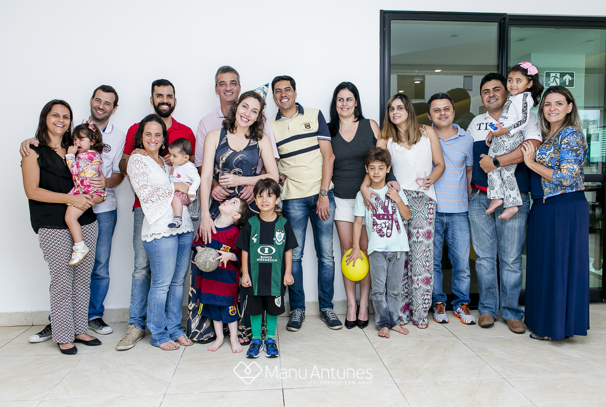 convidados da festa infantil