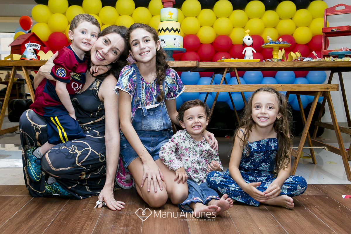 familiares em festa