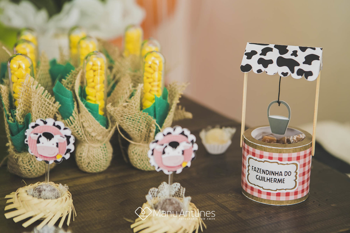 decoração com cara de roça