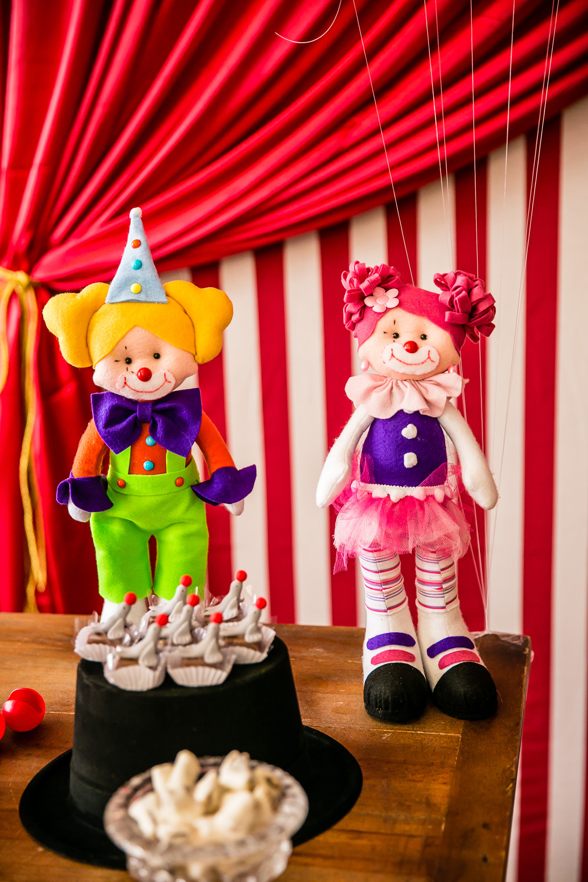 decoração de palhaços