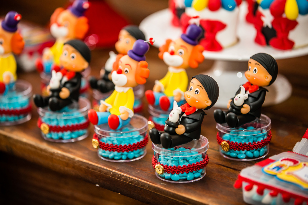 palhaços e festa de decoração