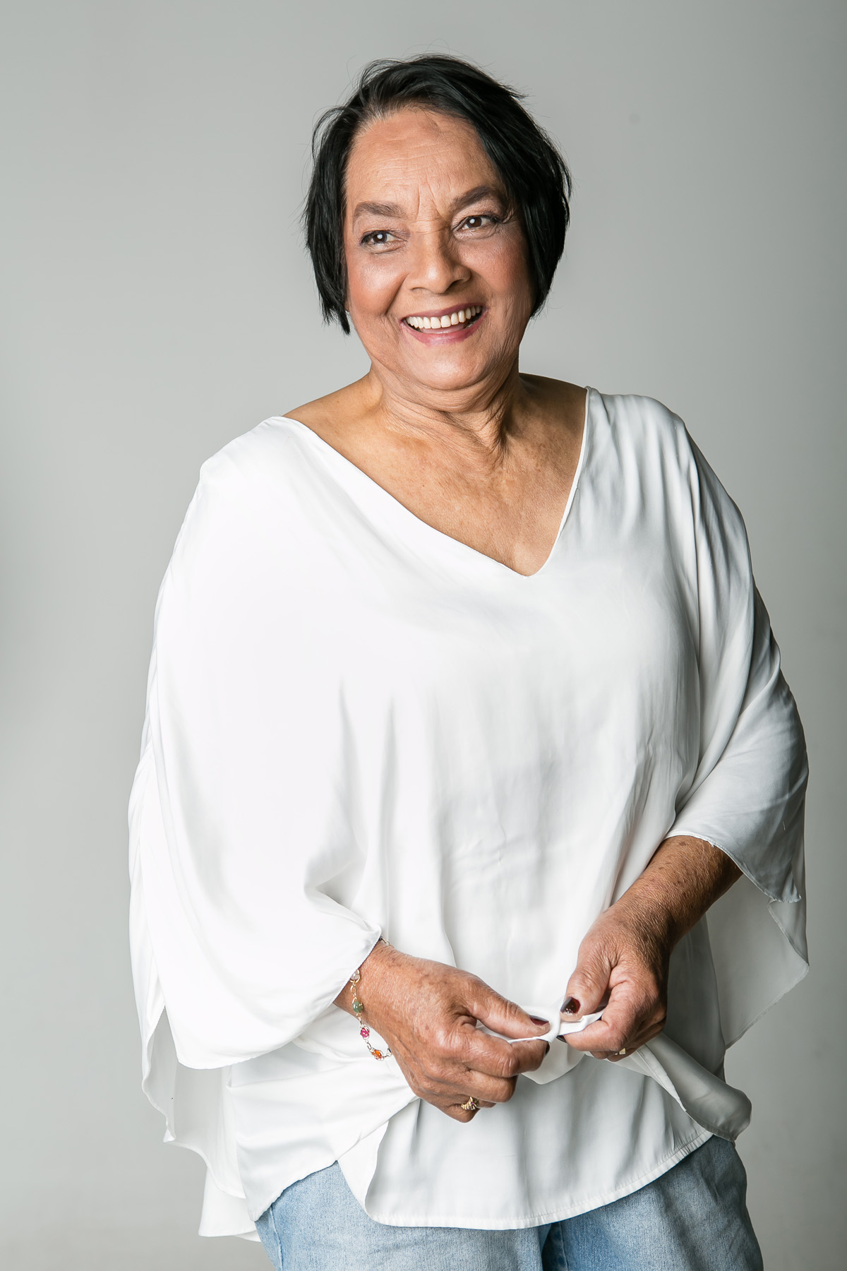 mulher sendo fotografada