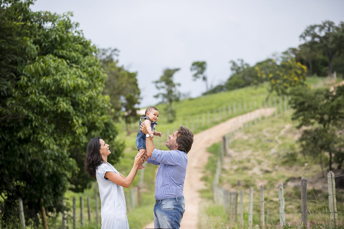 foto de família na roça