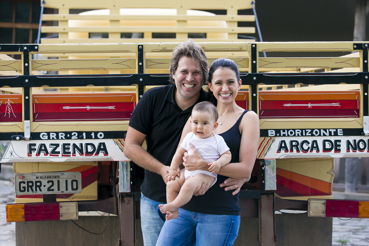 foto atrás do caminhão