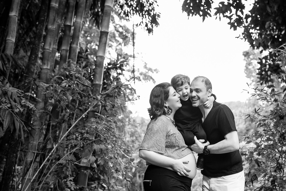 preto e branco familiar