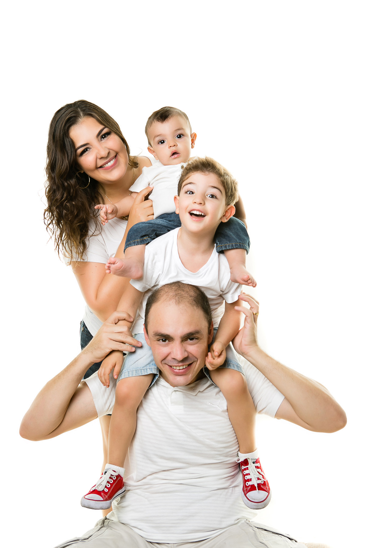 escadinha de família