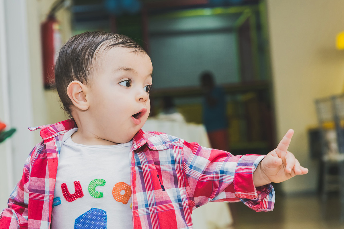 criança durante sua festa