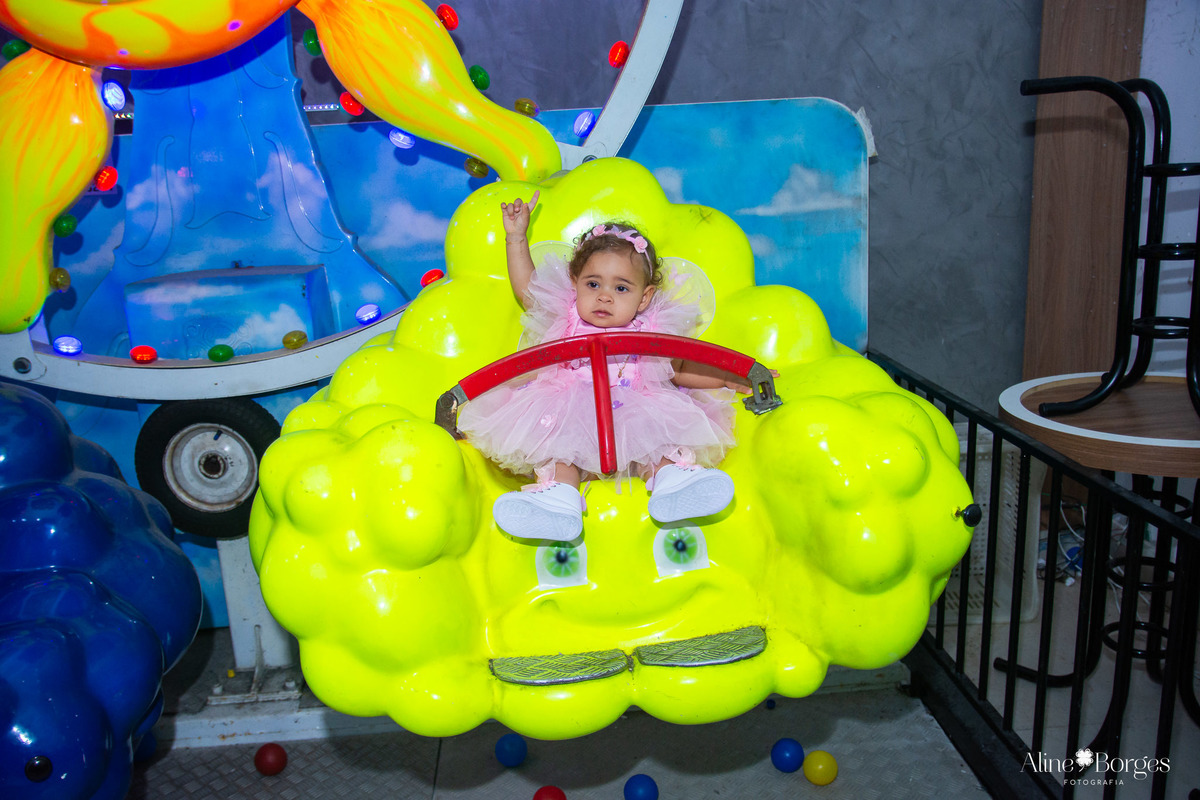 Decoração Jardim de Borboletas Clara 1 ano brincando Taquara RJ