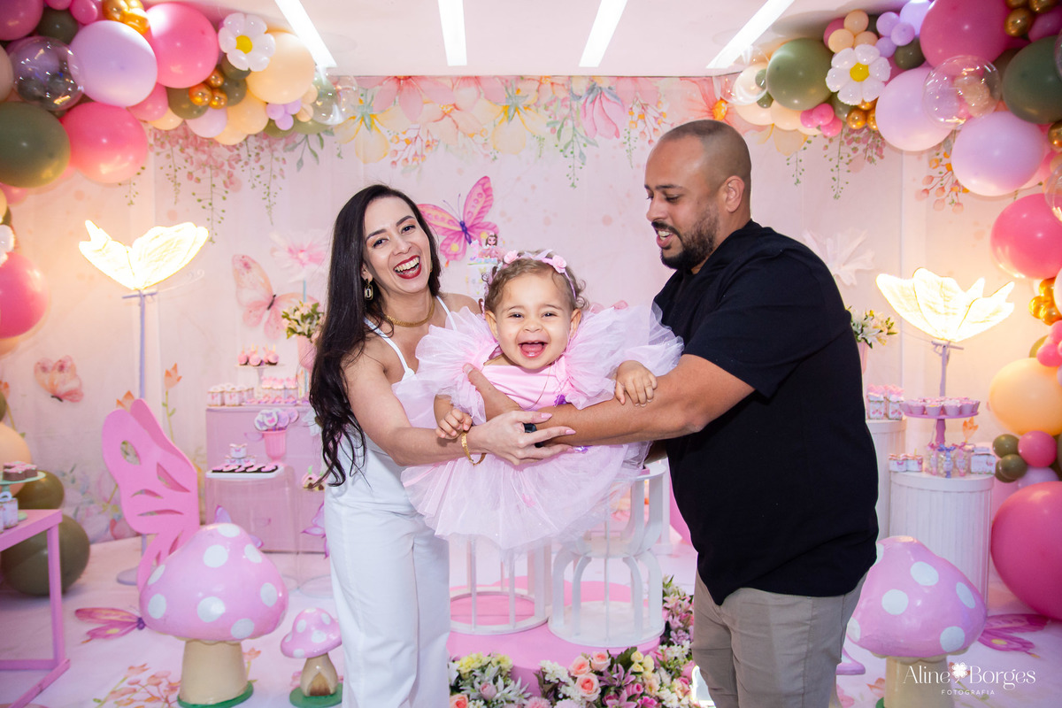 Família comemora 1 ano da Clara na Taquara - Rio de Janeiro - Aline Borges Fotografia RJ