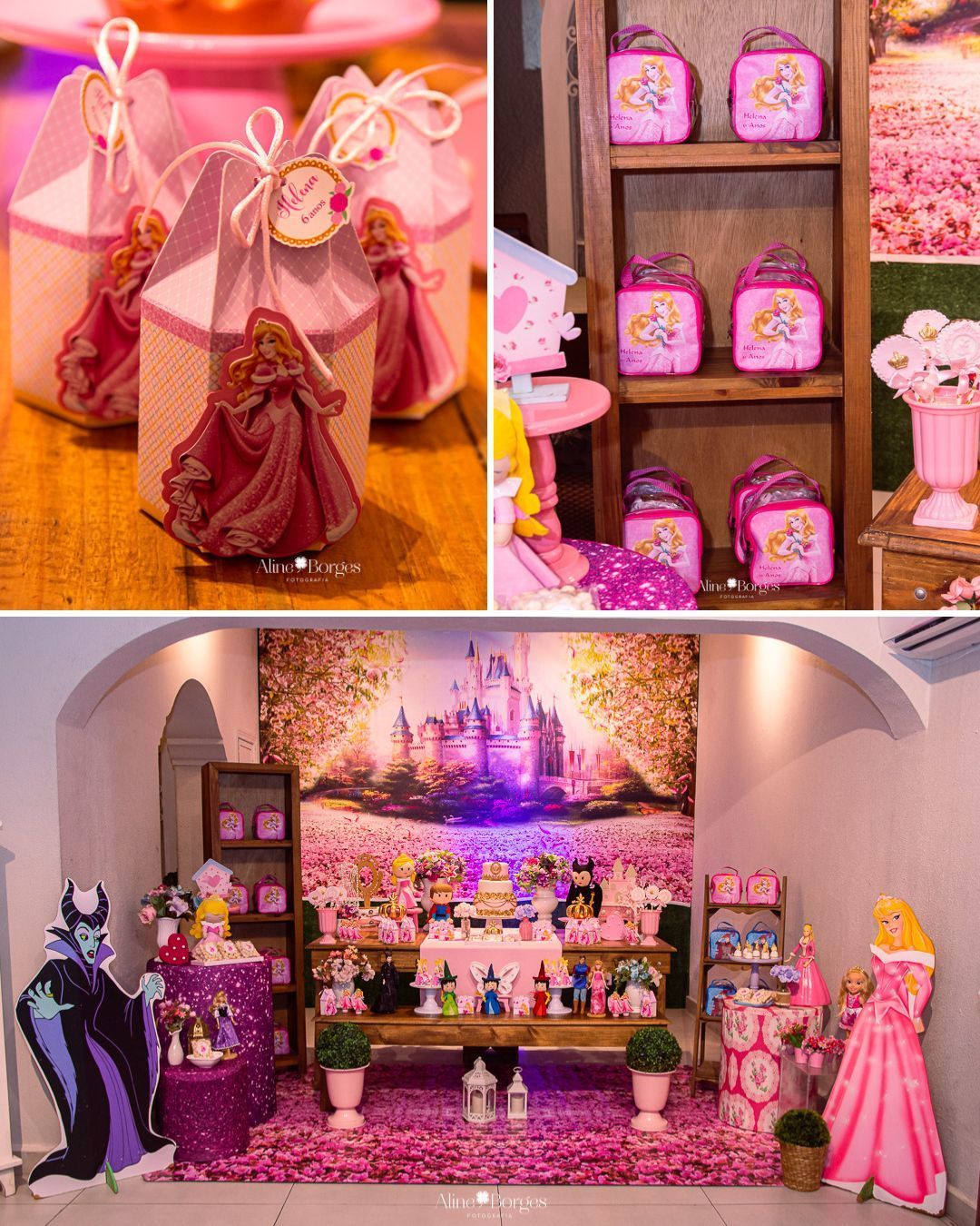 Fotografia de aniversário infantil de 6 anos tema bela adormecida Aurora no Rio de Janeiro com Fotografia de aniversário infantil de 6 anos tema bela adormecida Aurora no Rio de Janeiro com personagens Bela Adormecida pricesa Aurora decoração linda