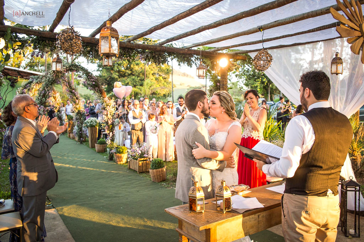 Anchell, fotografia, casamento, no campo, the wedding, por do sol, making of, noivo, noiva, casamento de dia, cerimônia, recepção, Shantala e fábio 