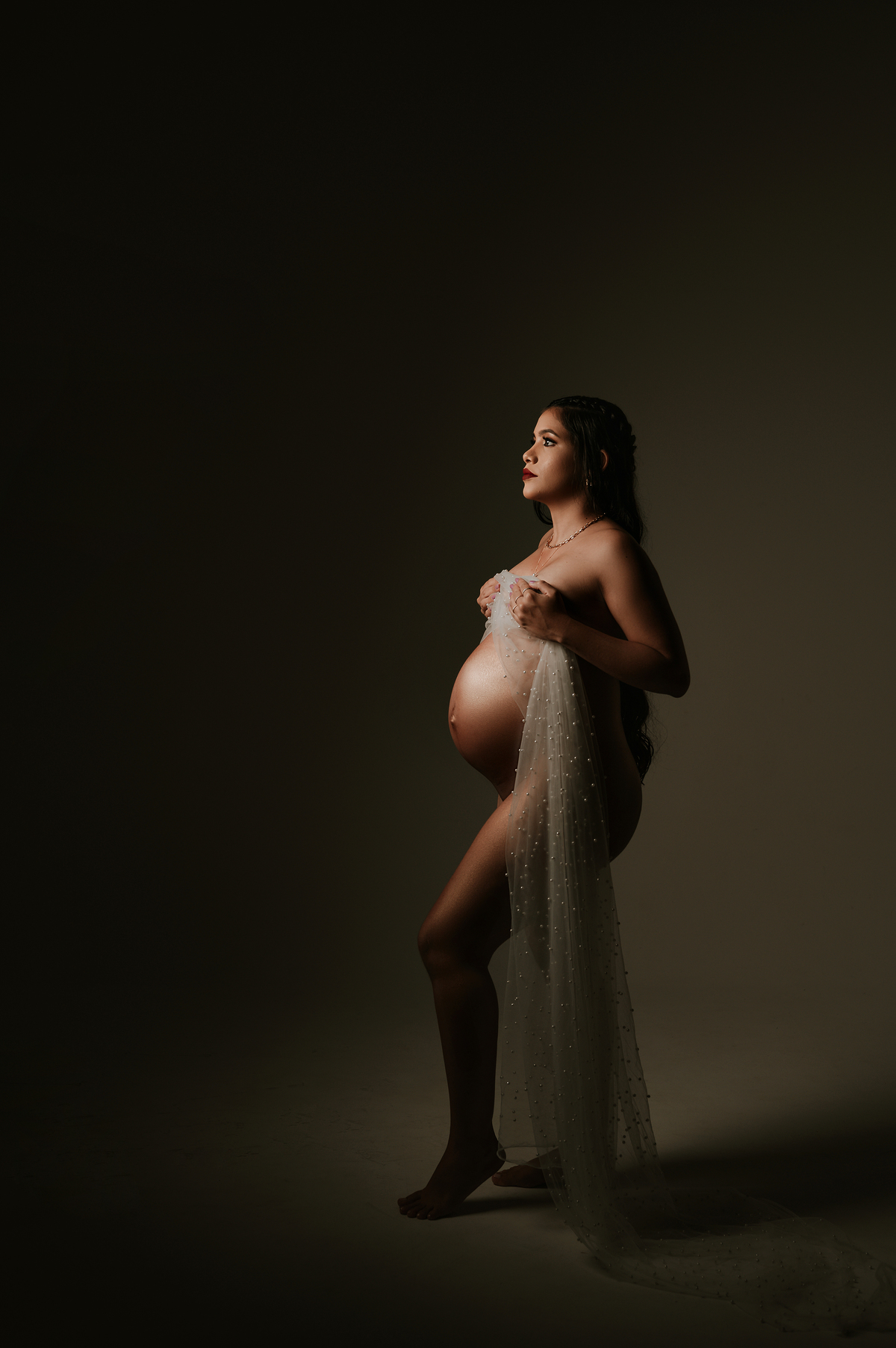 Ensaio Gestante Estúdio - Akleinefotografias