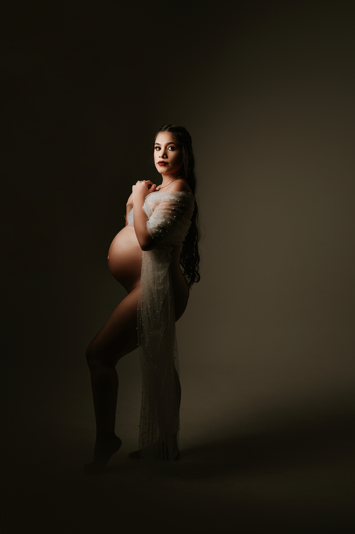 Ensaio Gestante Estúdio - Akleinefotografias