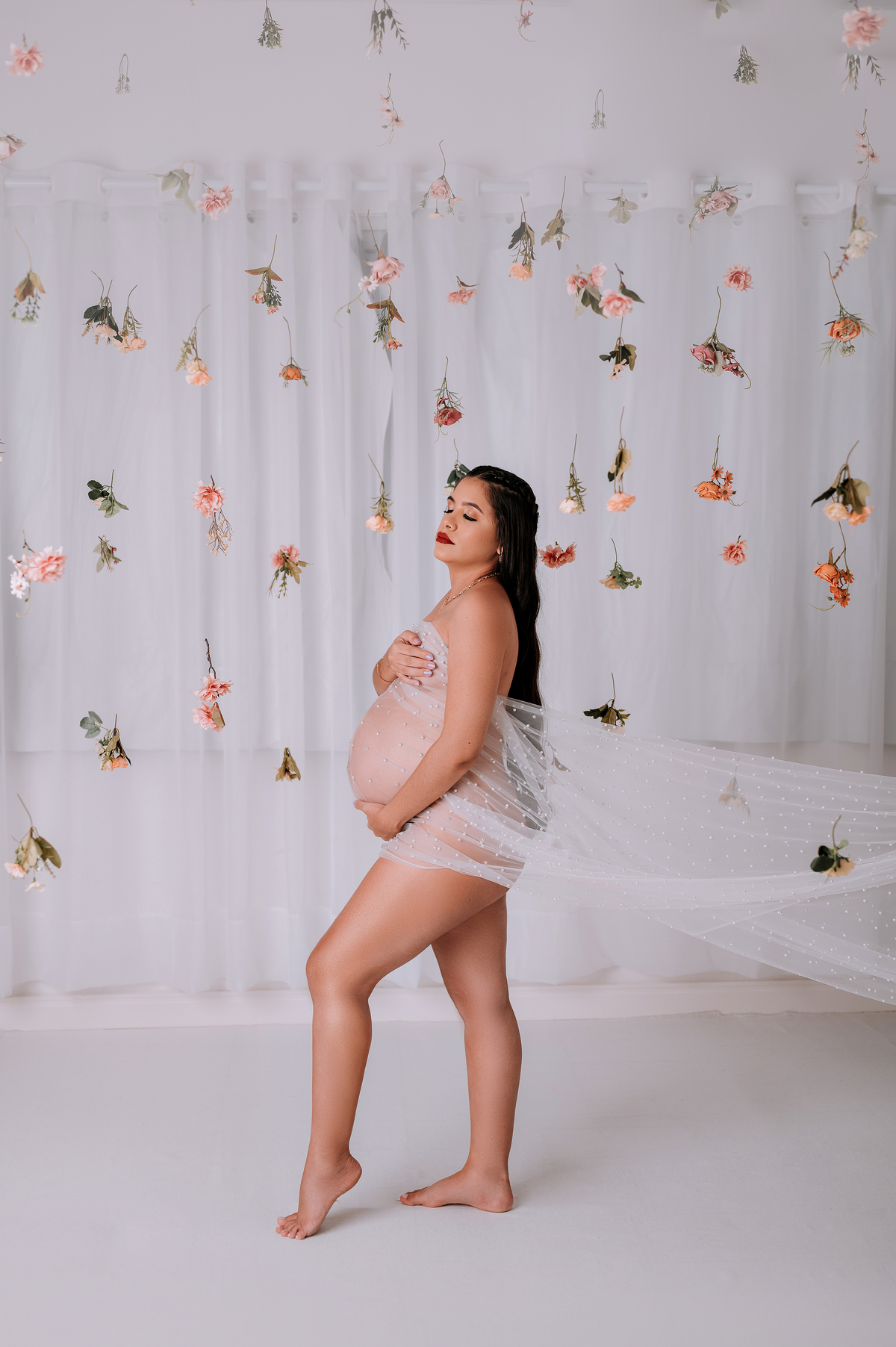 Ensaio Gestante Estúdio - Akleinefotografias