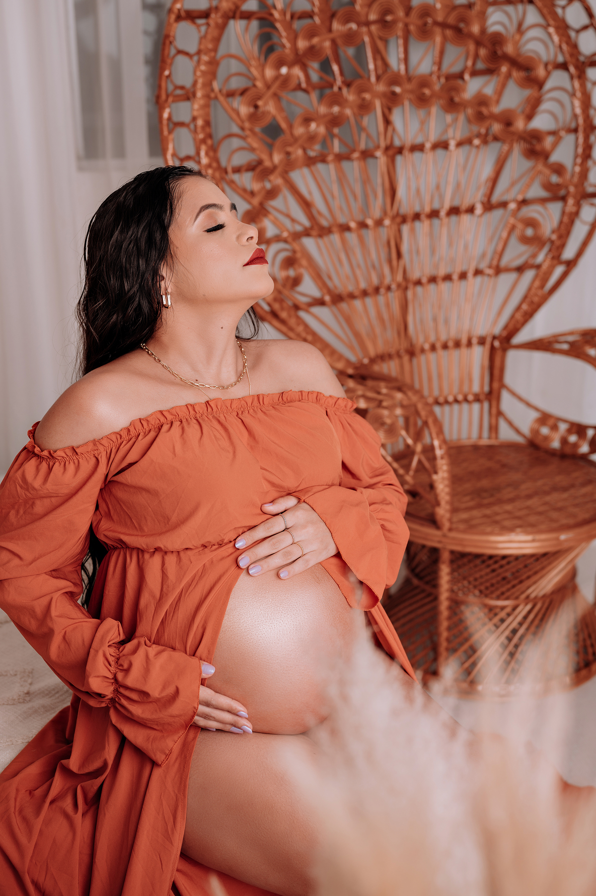 Ensaio Gestante Estúdio - Akleinefotografias