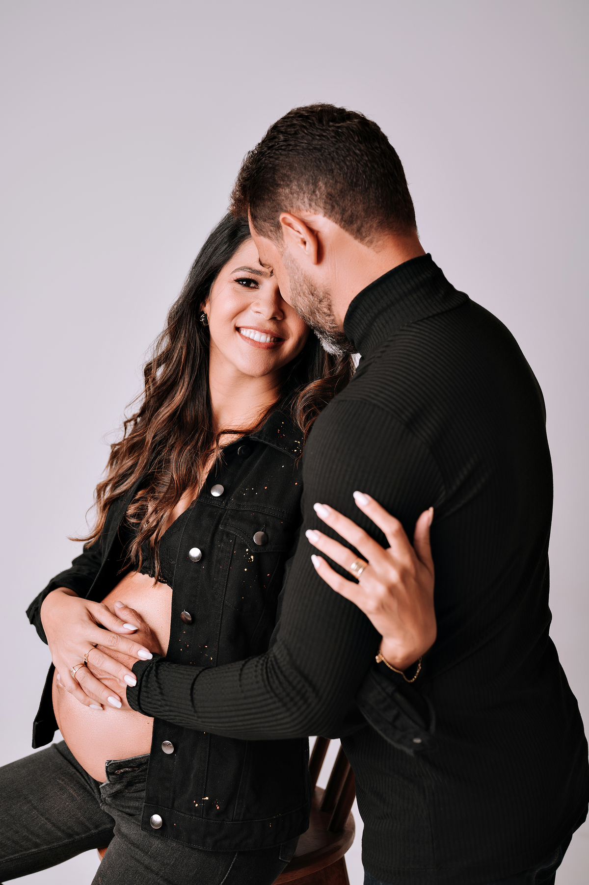 ensaio gesntante casal, estúdio. adriana kleine fotografias Imperatriz MA