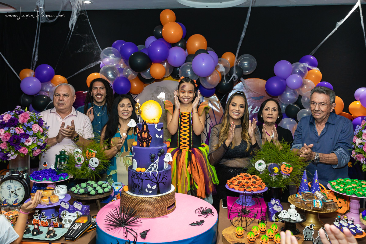 aniversario - niver - criança - infantil - aniversario infantil - fotografia infantil - fotografo em natal - tema halloween - fotografo infantil - foto aniversario - festa de menina - fotografia em natal - festa fantasia - Fest Joy - 8anos