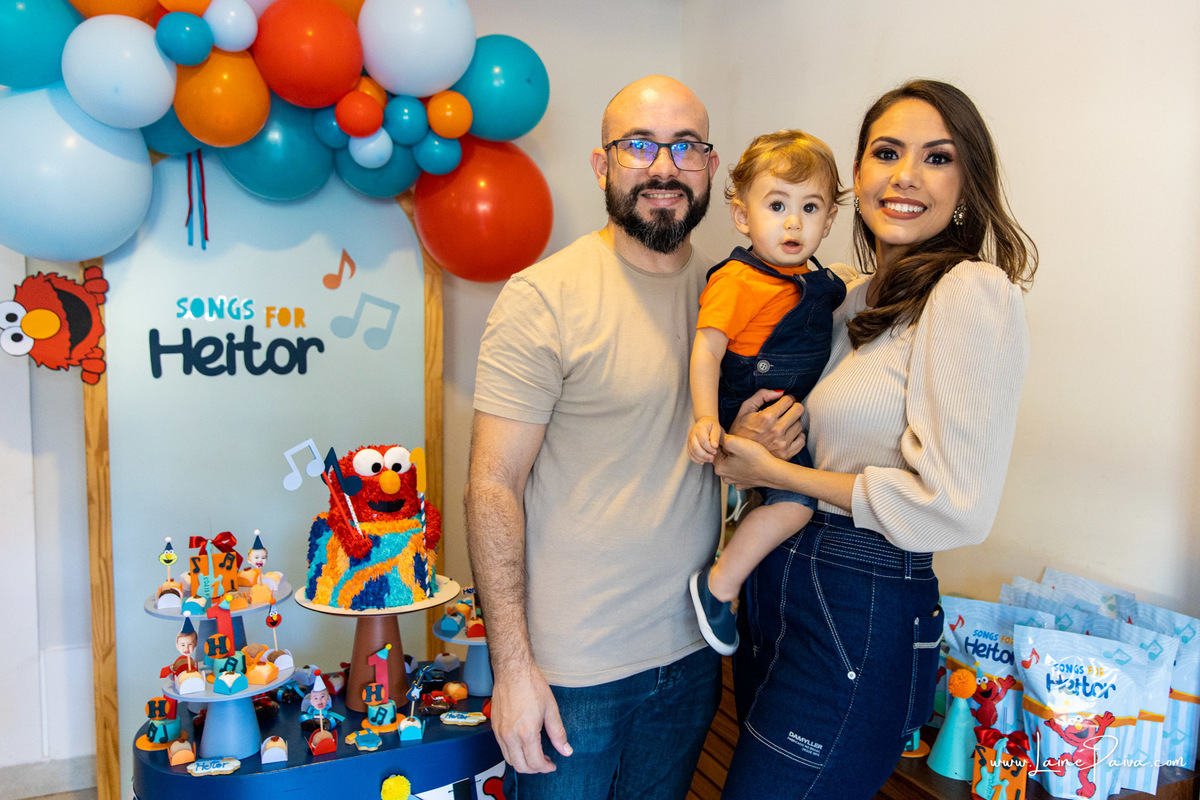aniversario de 1 ano infantil de menino songs for heitor tema vila sesamo e Mrs. Rachel canal do youtube em casa no condominio lacqua em natal - fotografo infantil - foto aniversario fotografia em natal  decoração