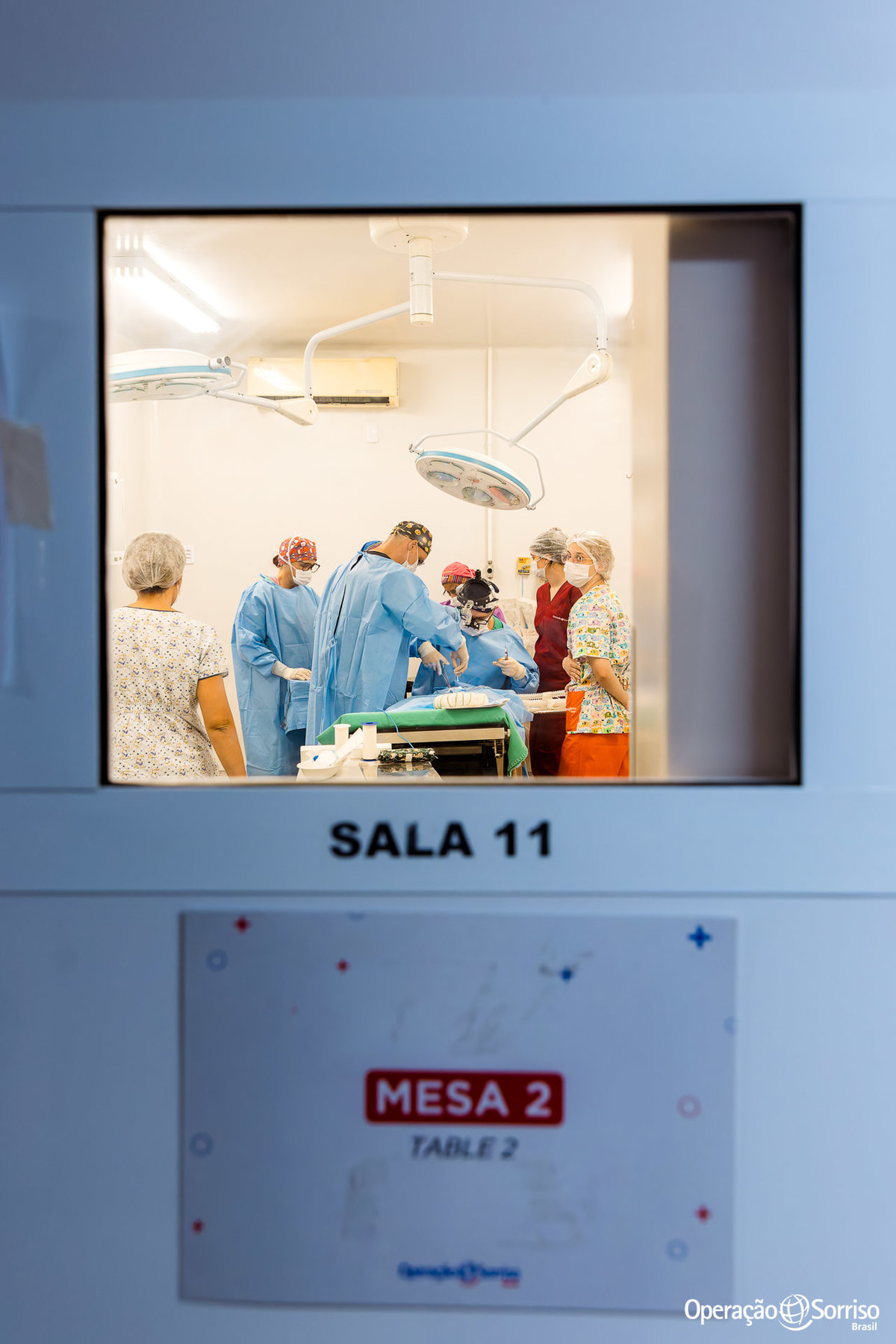 Operação Sorriso Brasil, MIssão Porto Velho, Operation Smile, Azul linhas aereas, Rondônia, Lábio leporino, fenda palatina, Johnson & Johnson, triagem, cirurgias, crianças, 