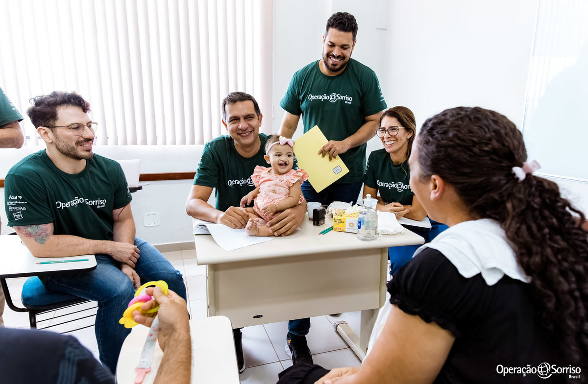 Operação Sorriso Brasil, MIssão Porto Velho, Operation Smile, Azul linhas aereas, Rondônia, Lábio leporino, fenda palatina, Johnson & Johnson, triagem, cirurgias, crianças, 