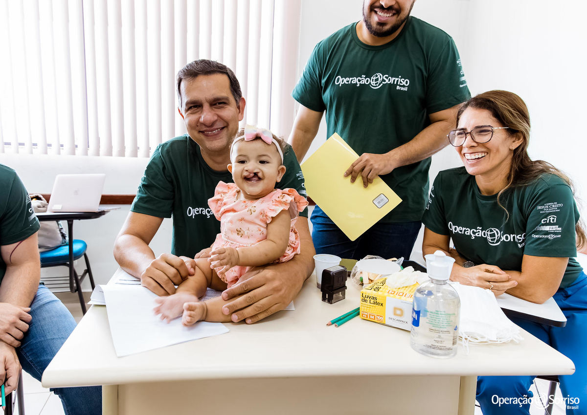 Operação Sorriso Brasil, MIssão Porto Velho, Operation Smile, Azul linhas aereas, Rondônia, Lábio leporino, fenda palatina, Johnson & Johnson, triagem, cirurgias, crianças, 
