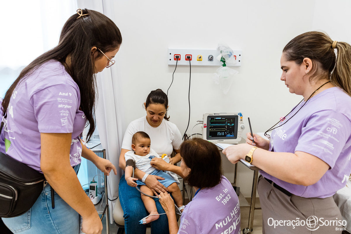 Operação Sorriso Brasil, Women in Medice,  MIssão Mossoró, Operation Smile, Azul linhas aereas, Hospital da Mulher,  Lábio leporino, fenda palatina, triagem, cirurgias, crianças, medicos, volutários, trabalho voluntário