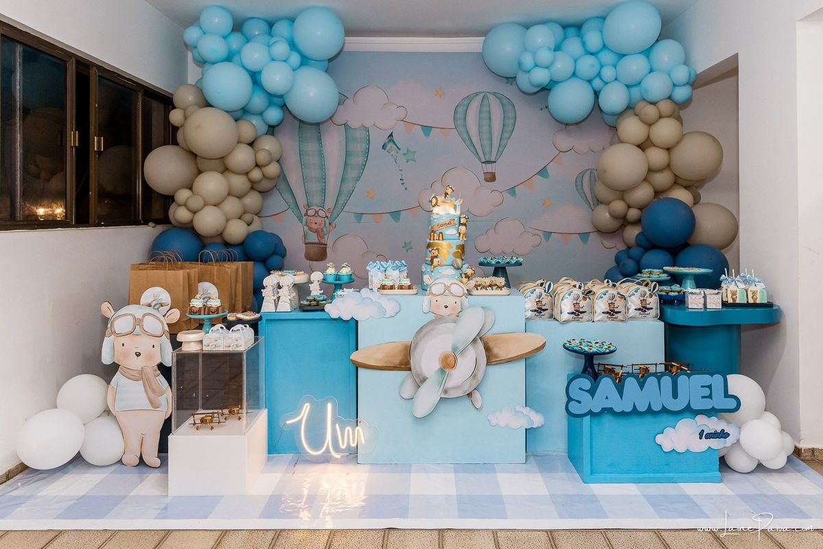 festa no condominio, festa de menino, aniversario de 1 ano, tema Ursinho Aviador, infantil de menino, doces, brincadeiras, diversão, bolo, familia, fotografia de aniversario, fotografo infantil, fotografo em natal