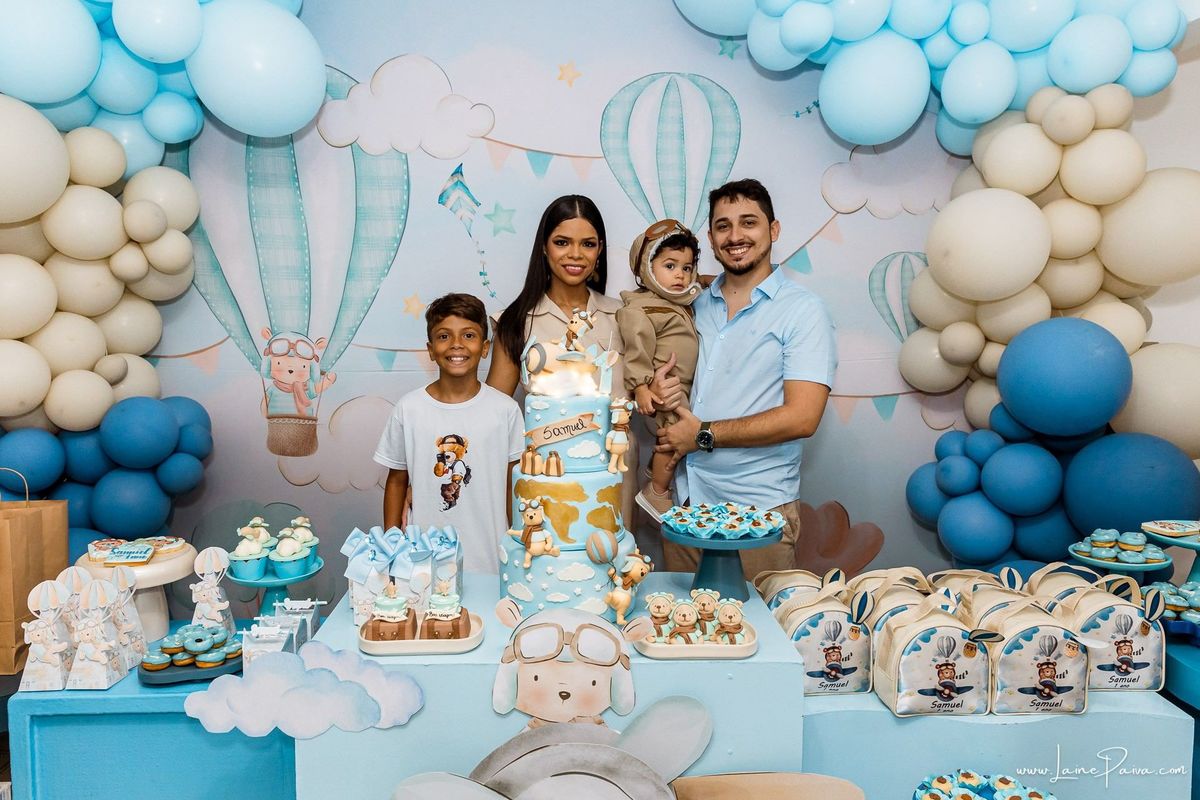 festa no condominio, festa de menino, aniversario de 1 ano, tema Ursinho Aviador, infantil de menino, doces, brincadeiras, diversão, bolo, familia, fotografia de aniversario, fotografo infantil, fotografo em natal