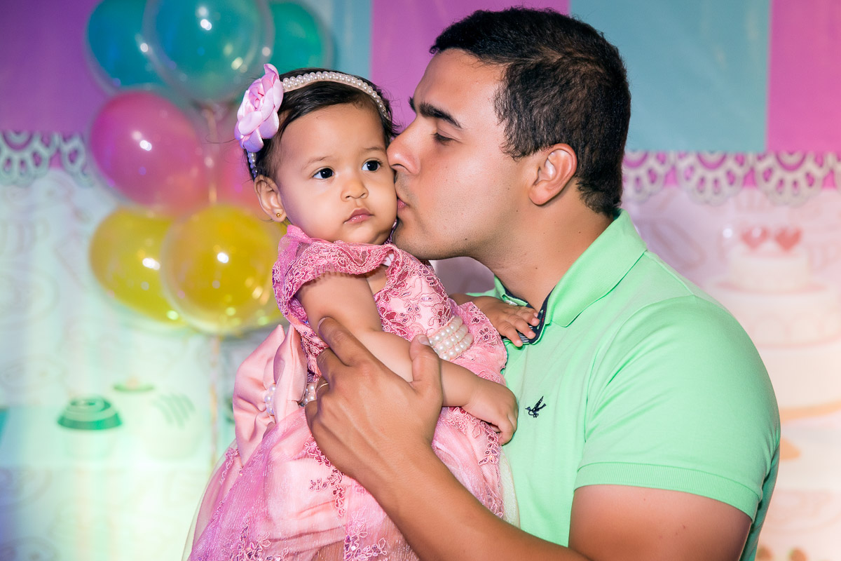 aniversario de 1 ano foto com a família