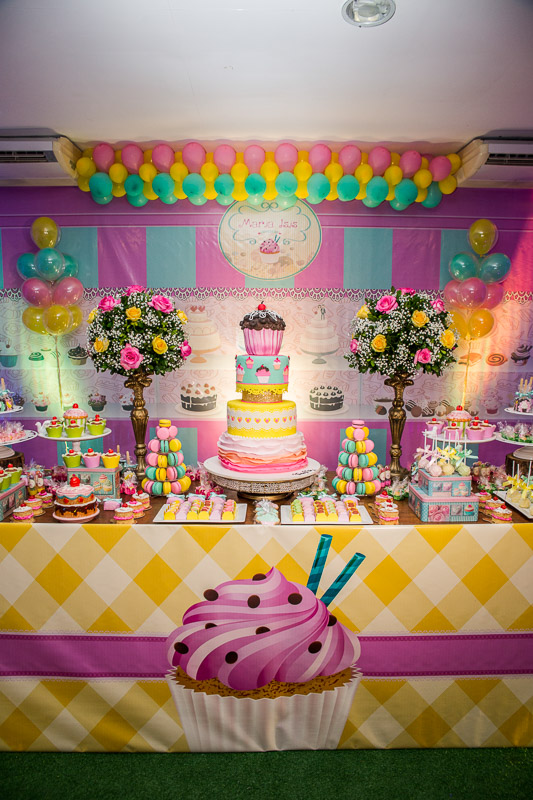 mesa central de aniversário de 1 ano