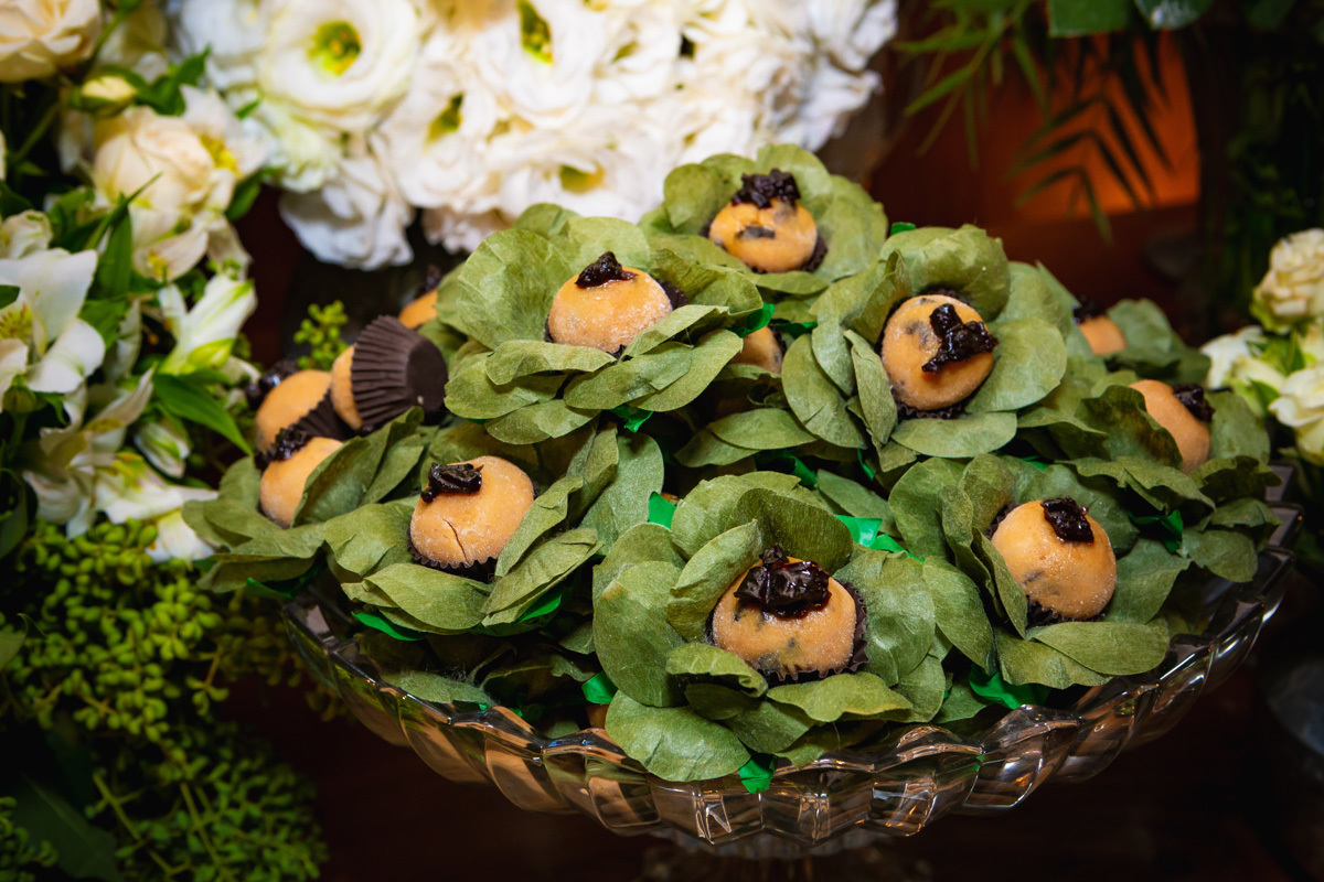 doces do casamento na recepção do Yolla Gourmet