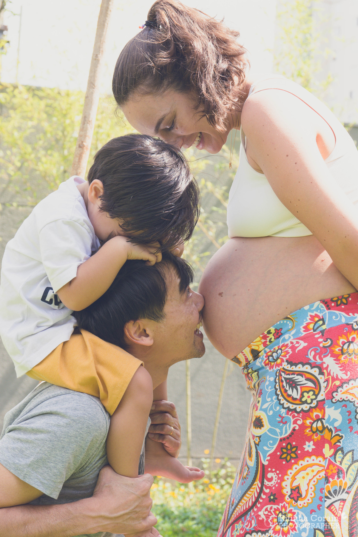 Mini Ensaio Família Kurokawa, com a Mariana no forninho <3