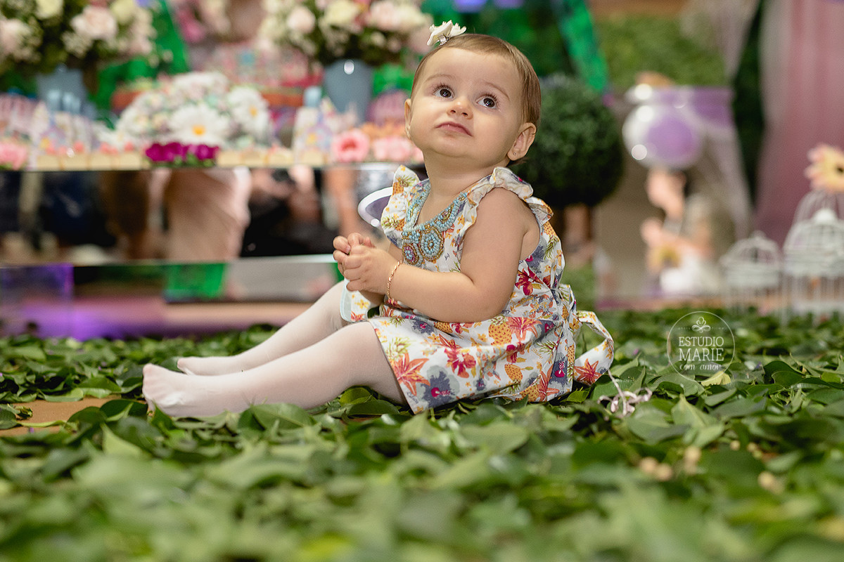 festa infantil menina passarinhos fofa