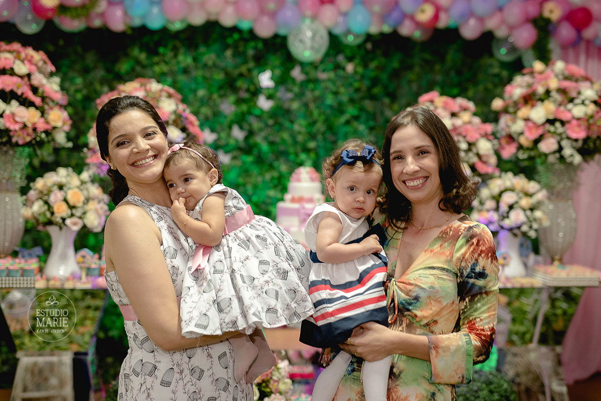 festa infantil menina passarinhos fofa