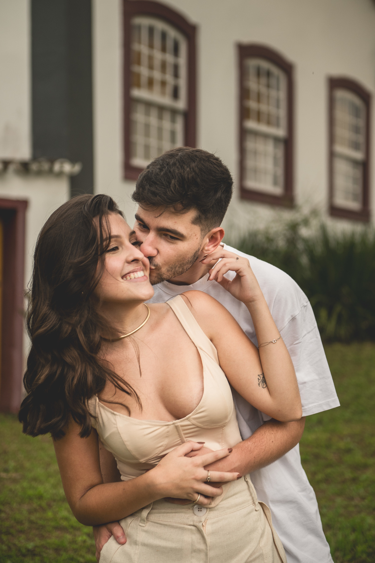 Ensaio de casal, foto em Tiradentes, Estúdio Marie, ensaios espontâneos, 