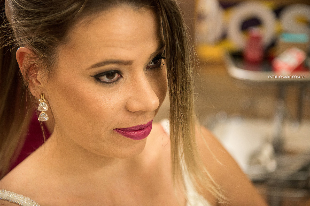 making of noiva Vinha Maquiagem Show São João del Rei