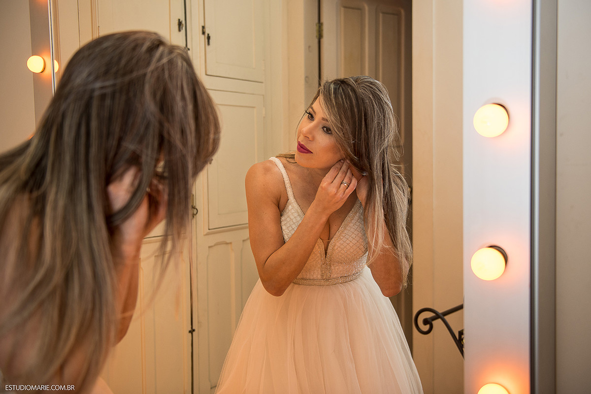 making of noiva Vinha Maquiagem Show São João del Rei