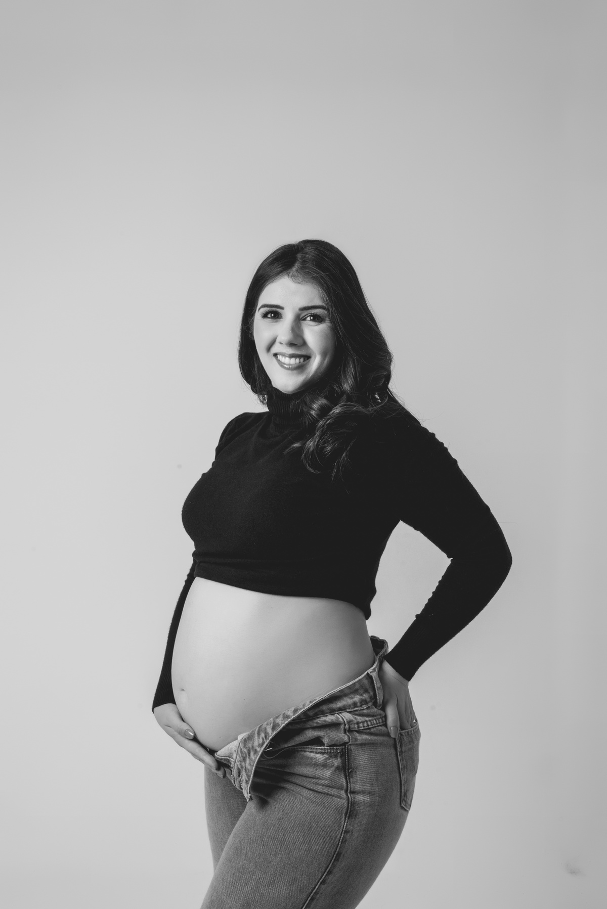 ensaio gestante, foto em estúdio, grávida em São João Del Rei, fotografia afetiva