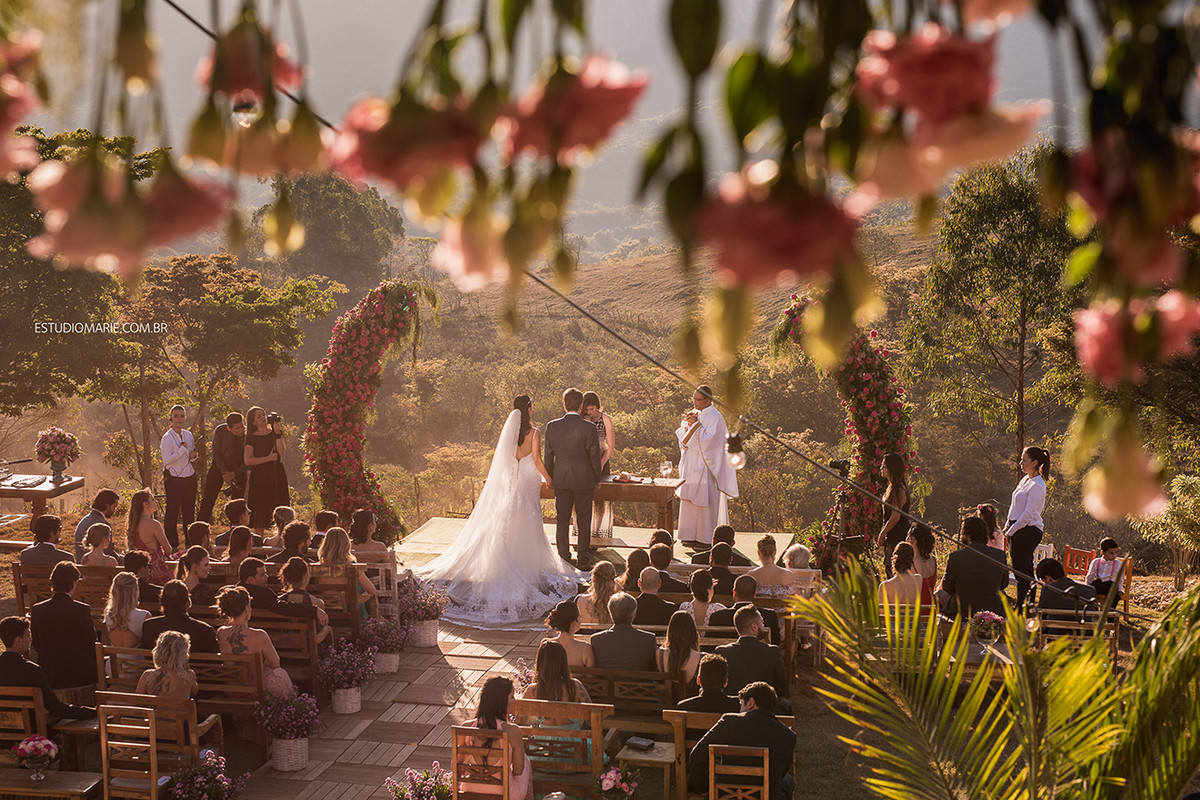 cerimonia ao ar livre pousada solar da serra tiradentes mg