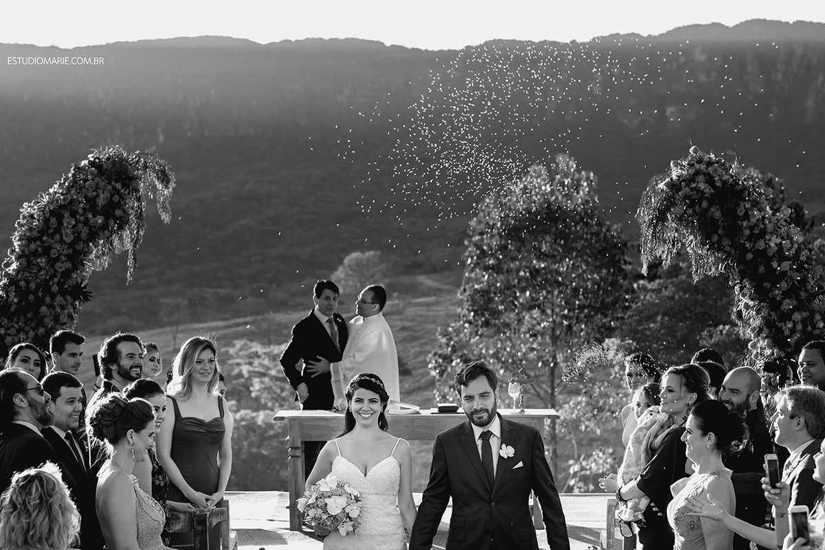 cerimonia ao ar livre pousada solar da serra tiradentes mg