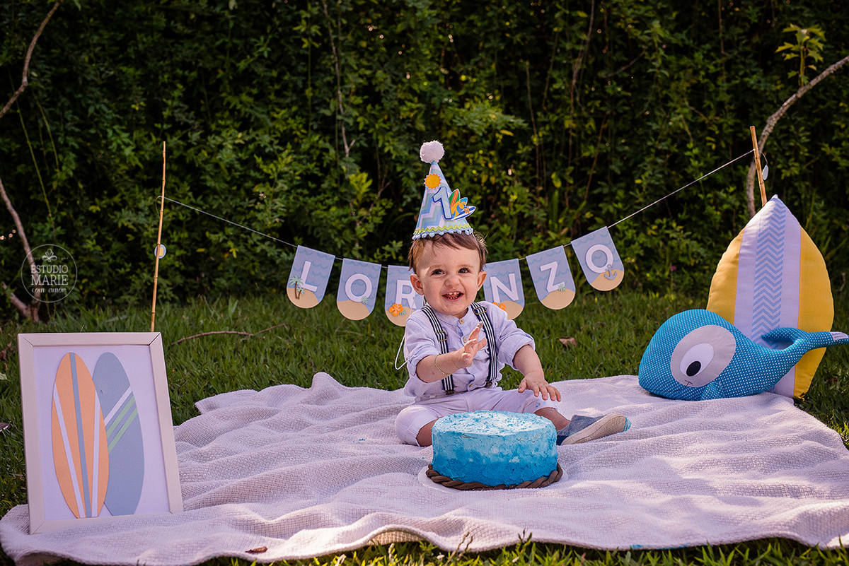 ensaio infantil fotografia externa smash the cake ensaio de familia