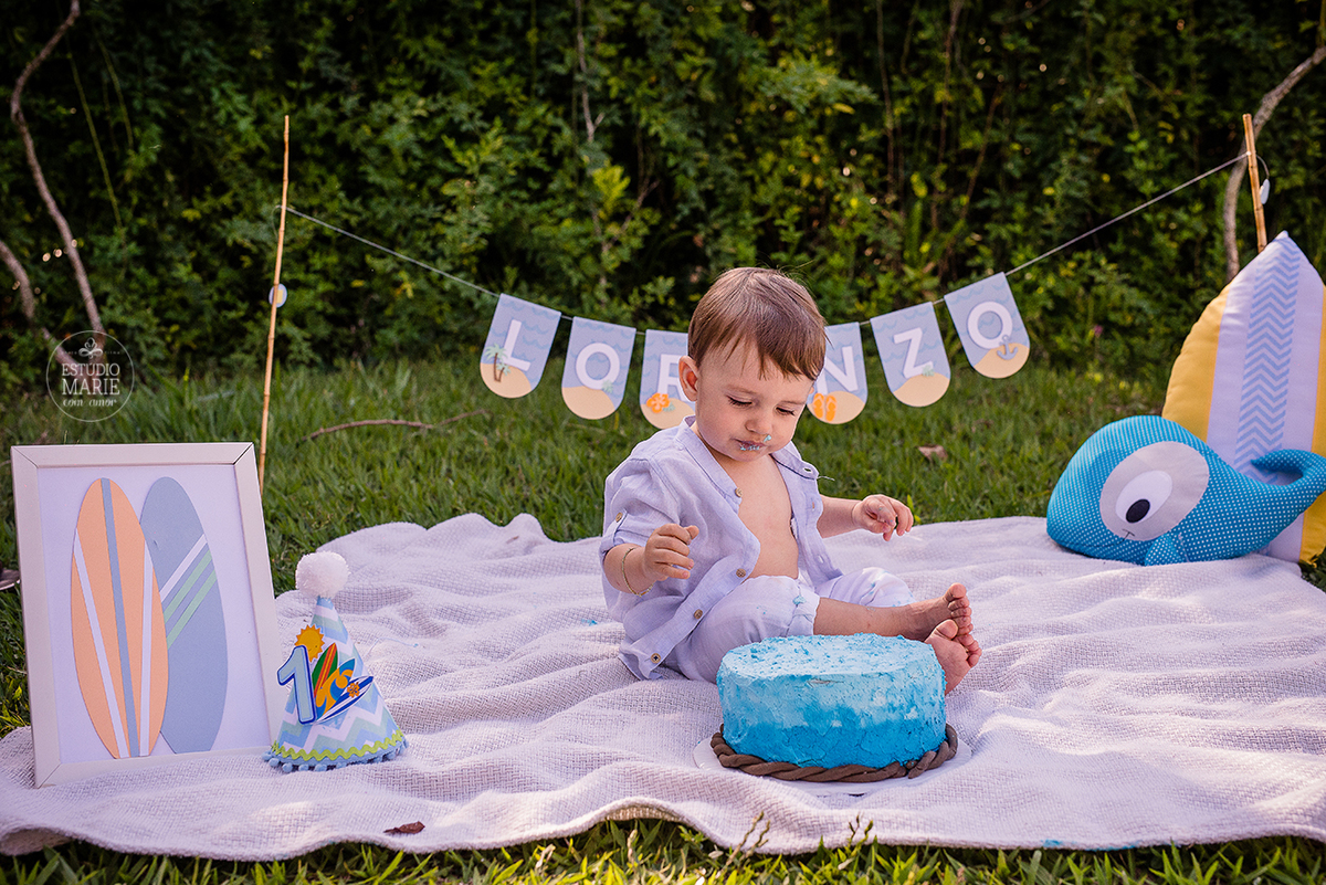 ensaio infantil fotografia externa smash the cake ensaio de familia
